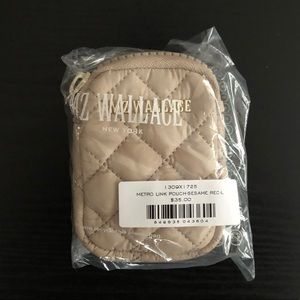 NWT MZ Wallace Large Metro Link Pouch in Sesame